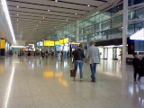 A view of one of the arrival terminals at Heathrow