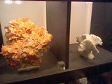 Wulfenite and a mystery rock