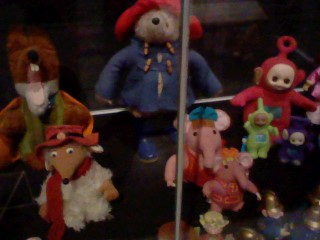 A variety of children's BBC characters and puppets