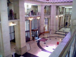 The foyer of the Cardiff Museum