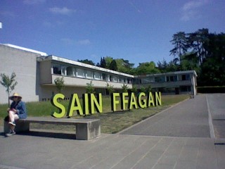 The sign in front of St Fagans