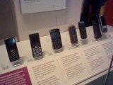 Various old mobile phones