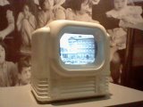 Another cool old TV, this one showing I believe the coronation of Elizabeth II