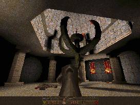 Crazy cool 3D Quake logo