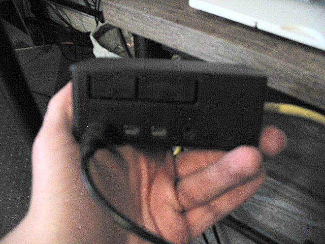The Raspberry Pi in my hand