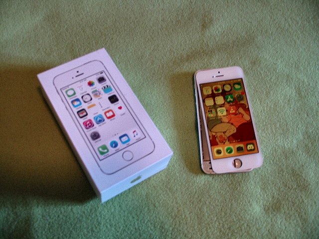 iPhone 5S and box
