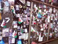 The now-removed Ianto's Shrine