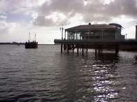 The water with Cadwalladers directly over top