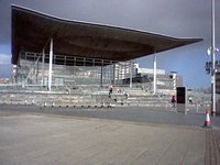The Senedd building