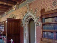 Another cool library shot with a door that goes nowhere