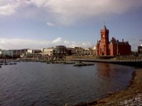 A wide view of Cardiff Bay