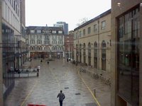 A view from the inside of Queens Arcade