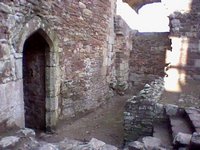 Another lowered area with a passageway