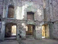 Another inner face of the castle with two storeys visible