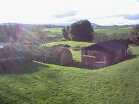 Some WW2 bomb shelters outside the castle