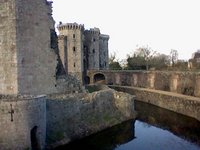 Even more peeking out over the moat