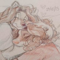 Cammy and Wren cuddoling like we do~