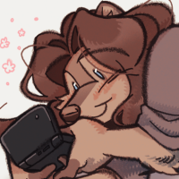 Wolptaur Wren playing 3DS