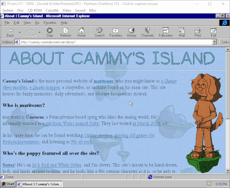 cammy.somnol running in IE4