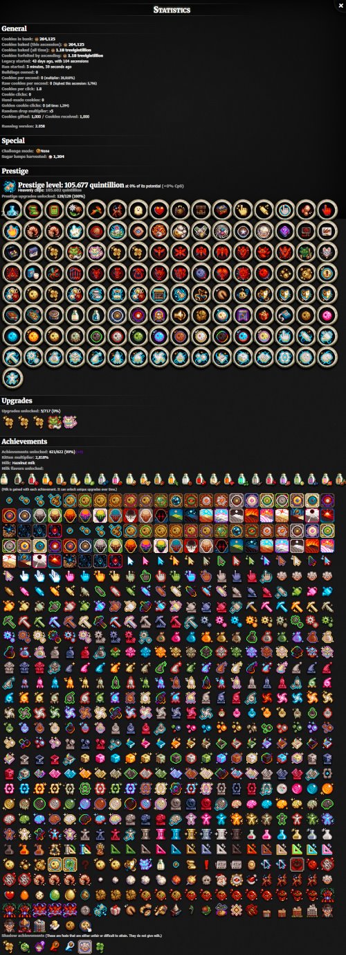 (Nearly) all the achievements in Cookie Clicker