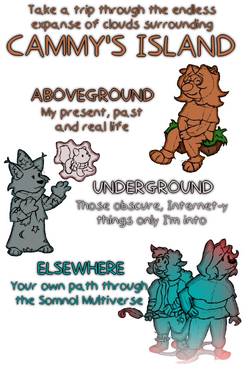 Take a trip through the endless expanse of clouds surrounding Cammy's Island