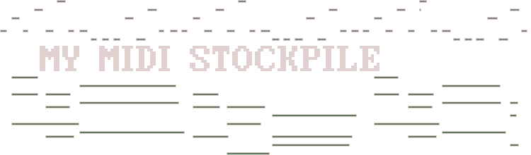 My MIDI Stockpile