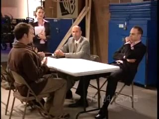 Derrick and Will talking to Jeff Tucker