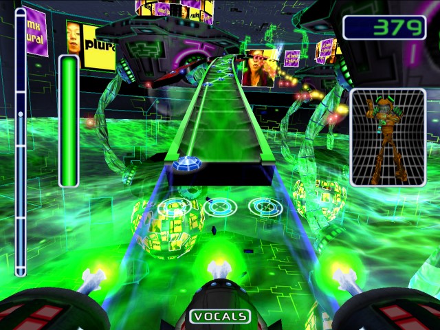 Screenshot of Amplitude on the Cool Baby stage